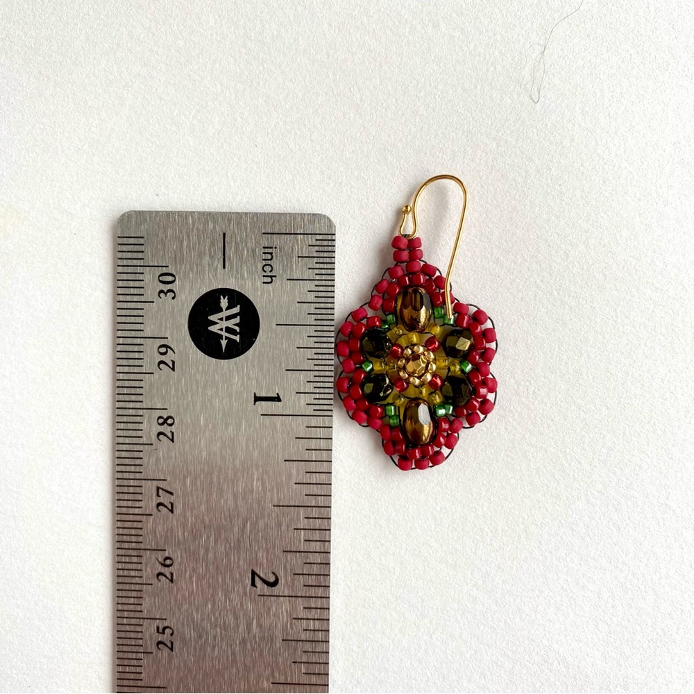New Handmade Seed Bead Earrings - Picture 4 of 4